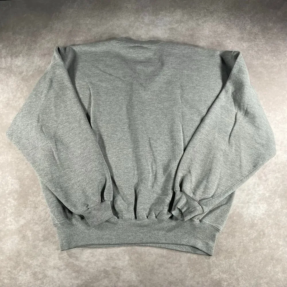 Vintage Russell Athletic Gray Blank Sweatshirt Soft Mens 2XL